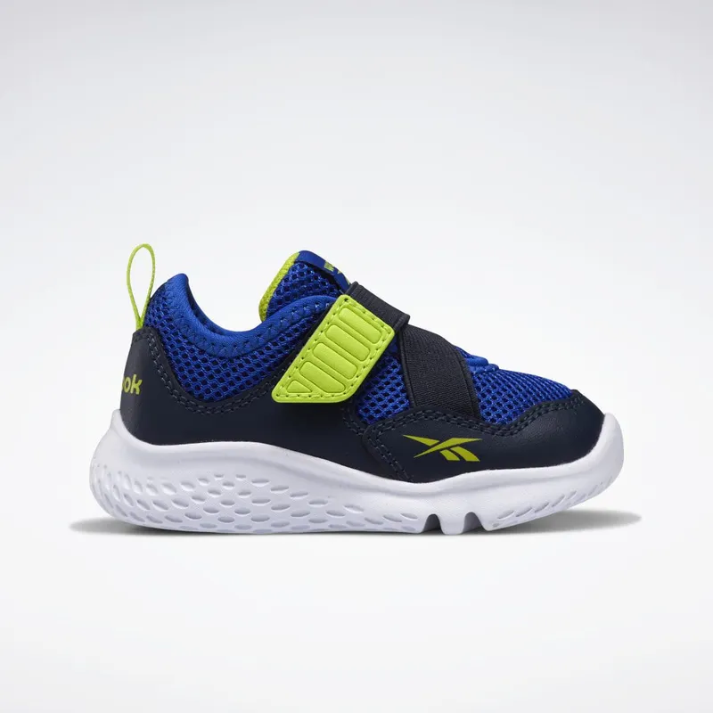 Reebok Flex Sprint Sandalen Vector Navy / Court Blue / Acid Yellow