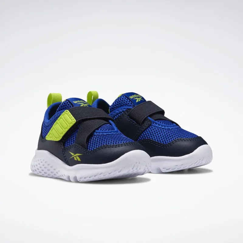 Reebok Flex Sprint Sandalen Vector Navy / Court Blue / Acid Yellow