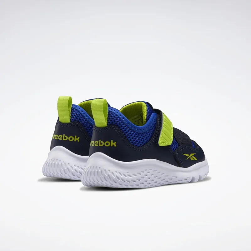Reebok Flex Sprint Sandalen Vector Navy / Court Blue / Acid Yellow