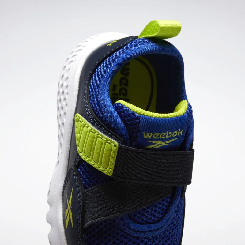 Reebok Flex Sprint Sandalen Vector Navy / Court Blue / Acid Yellow