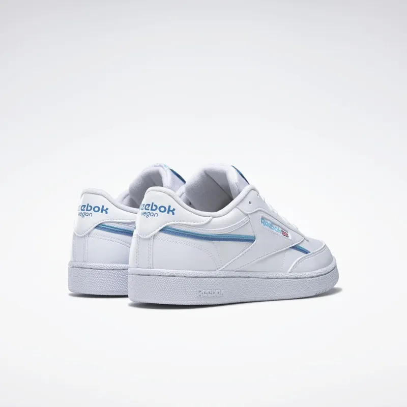 Reebok Club C 85 Vegan Schoenen Cloud White / Digital Blue / Essential Blue