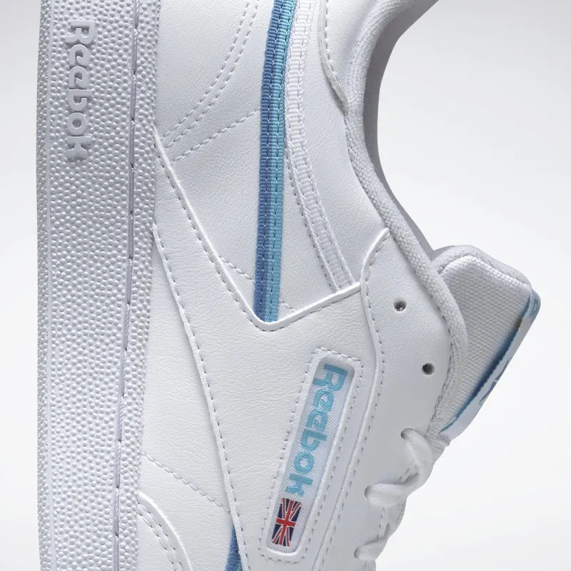 Reebok Club C 85 Vegan Schoenen Cloud White / Digital Blue / Essential Blue