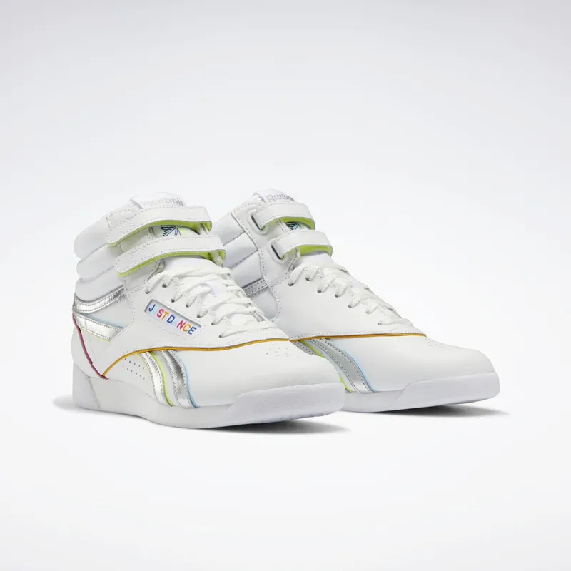 Reebok Freestyle Schoenen Cloud White / Digital Blue / Silver Metallic
