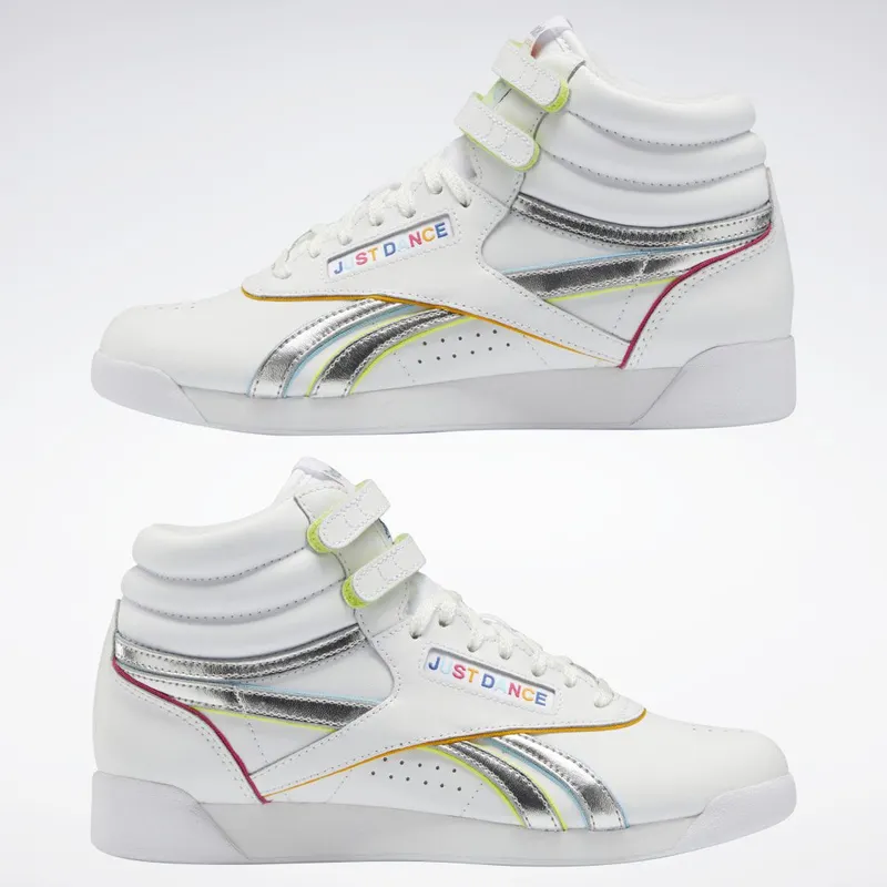Reebok Freestyle Schoenen Cloud White / Digital Blue / Silver Metallic