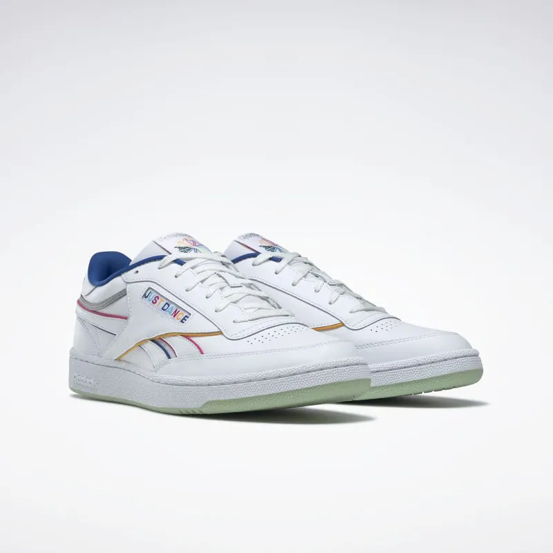 Reebok Club C Revenge Schoenen Cloud White / Silver Metallic / Vector Blue