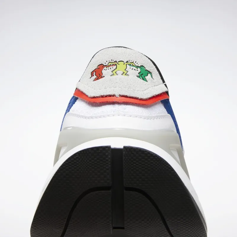 Reebok Keith Haring Classic Leather Legacy AZ Schoenen Cloud White / Pure Grey 3 / Vector Blue