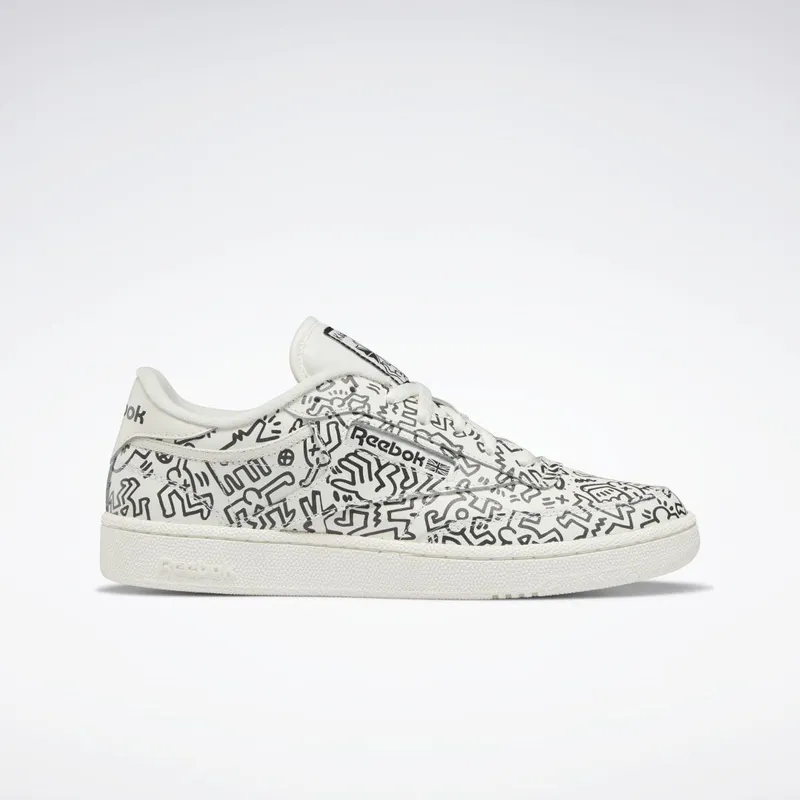 Reebok Keith Haring Club C Schoenen Chalk / Pure Grey 8 / Chalk