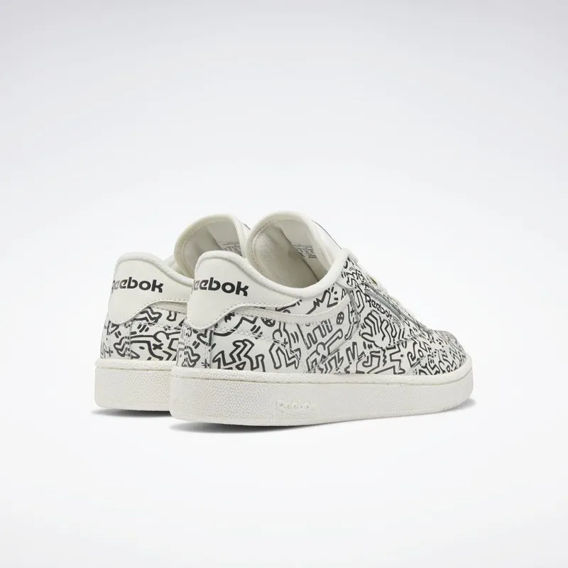 Reebok Keith Haring Club C Schoenen Chalk / Pure Grey 8 / Chalk