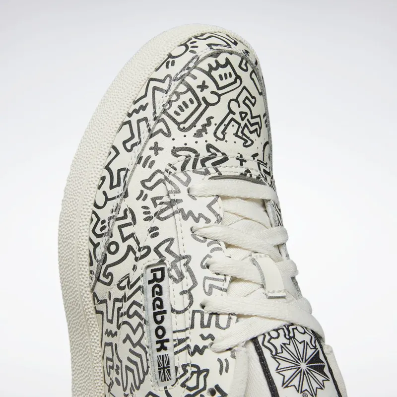 Reebok Keith Haring Club C Schoenen Chalk / Pure Grey 8 / Chalk