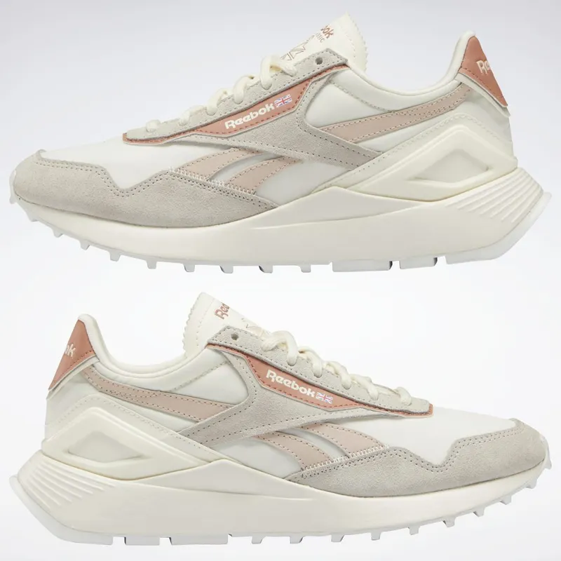 Reebok Classic Legacy AZ Schoenen Soft Ecru / Canyon Coral / Chalk