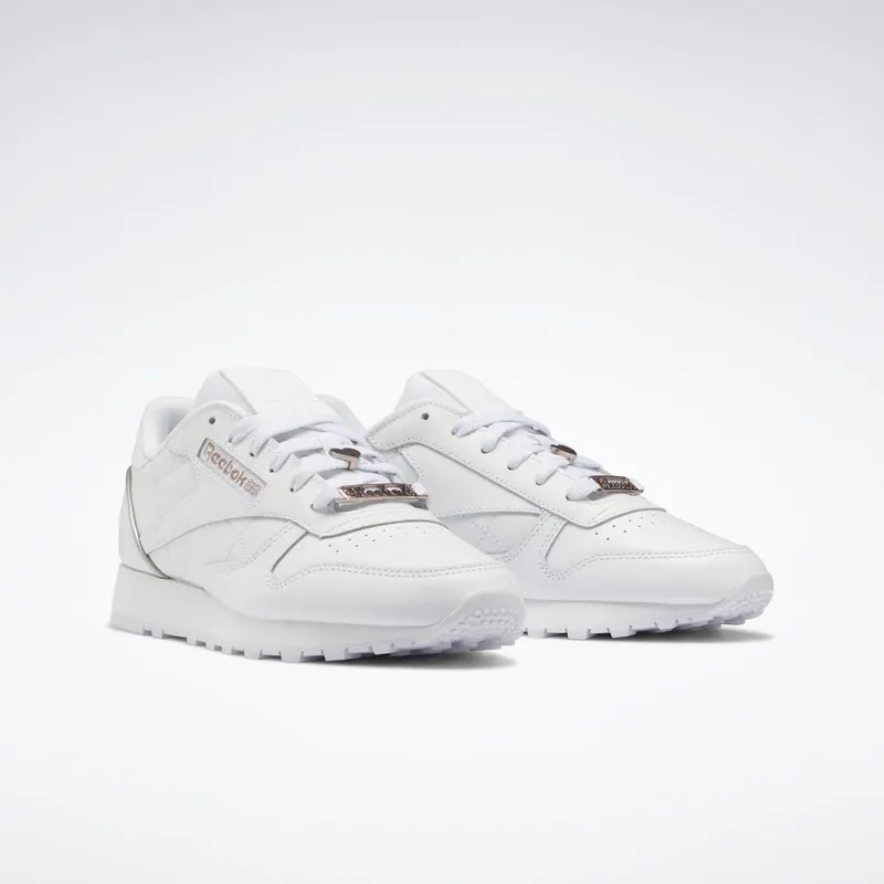 Reebok Classic Leather Schoenen Cloud White / Quartz Met / Cloud White