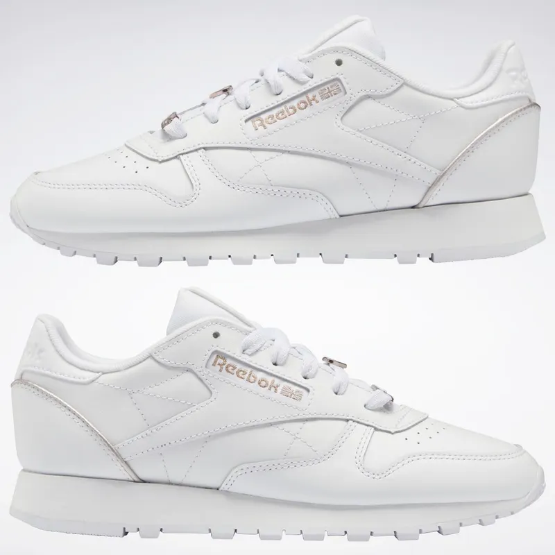 Reebok Classic Leather Schoenen Cloud White / Quartz Met / Cloud White