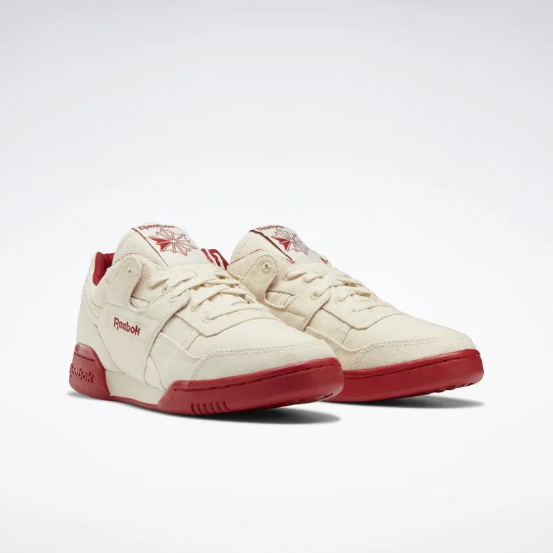 Reebok Workout Plus Schoenen Chalk / Chalk / Flash Red