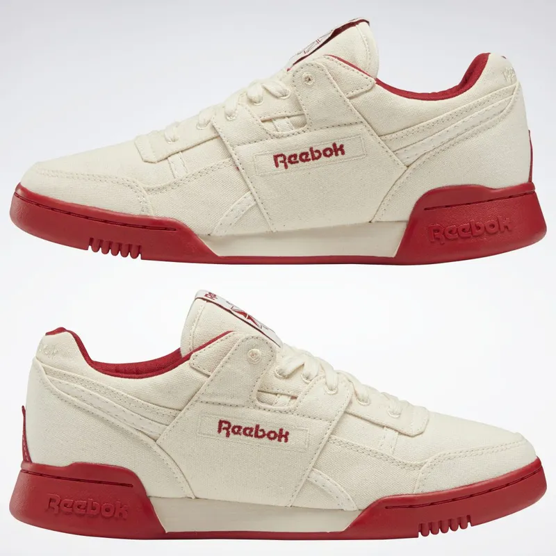 Reebok Workout Plus Schoenen Chalk / Chalk / Flash Red