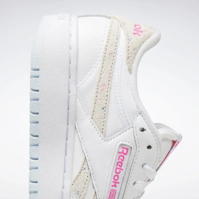 Reebok Club C Double Schoenen Cloud White / Glass Blue / Atomic Pink