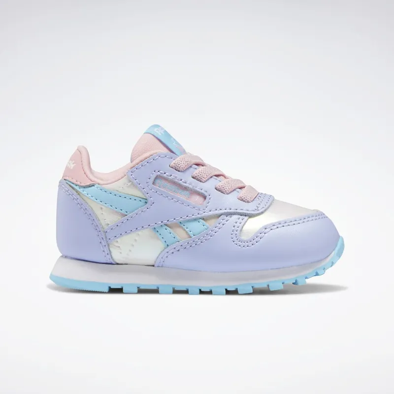 Reebok Classic Leather Schoenen Lilac Glow / Digital Blue / Pink Glow