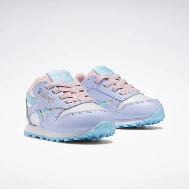 Reebok Classic Leather Schoenen Lilac Glow / Digital Blue / Pink Glow