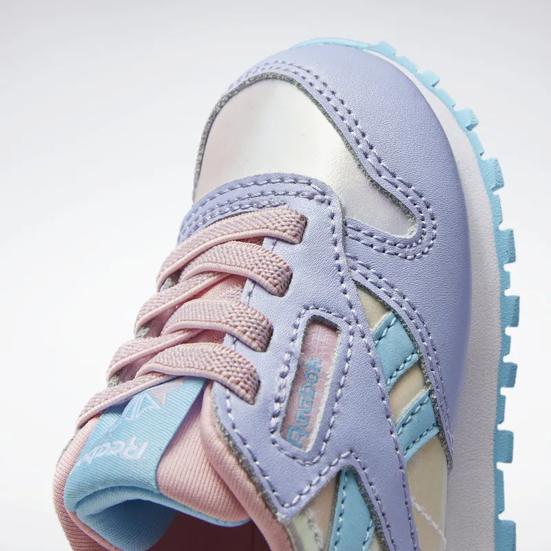 Reebok Classic Leather Schoenen Lilac Glow / Digital Blue / Pink Glow