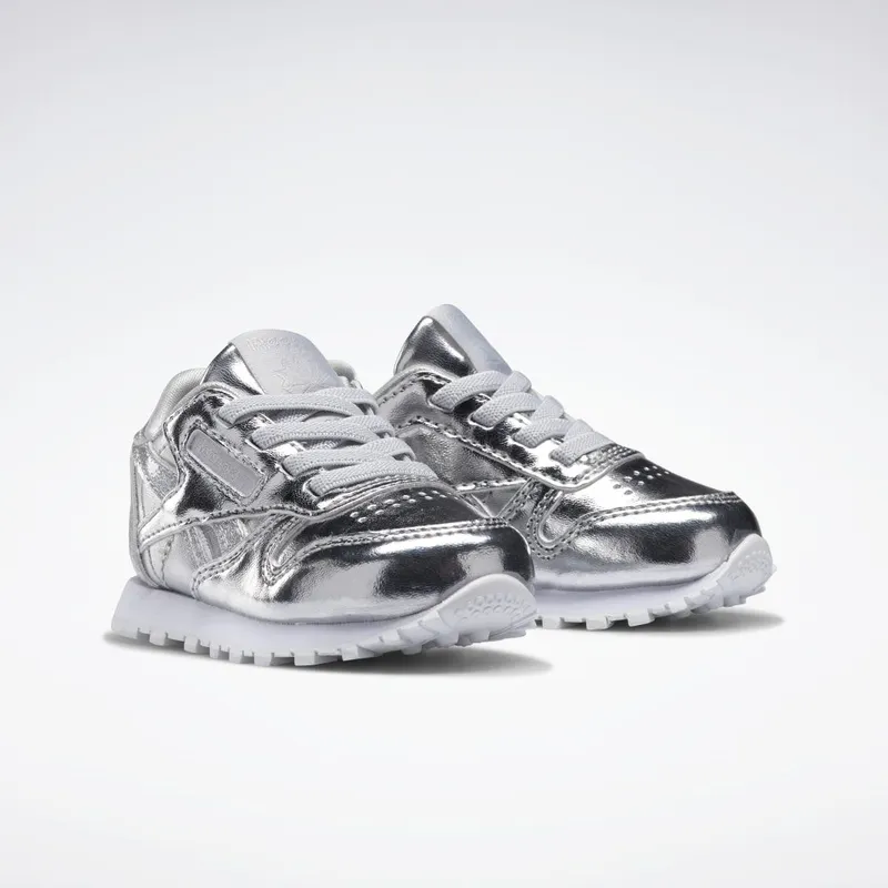 Reebok Classic Leather Schoenen Silver Metallic / Silver Metallic / Cloud White