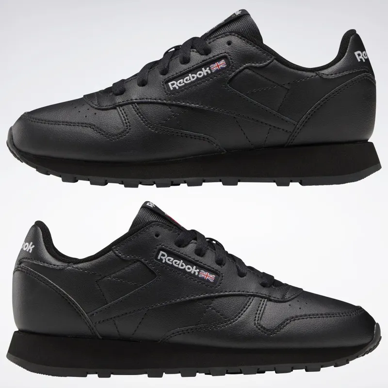 Reebok Classic Leather Schoenen Core Black / Core Black / Core Black