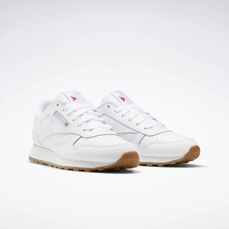 Reebok Classic Leather Schoenen Cloud White / Cloud White / Reebok Rubber Gum-02