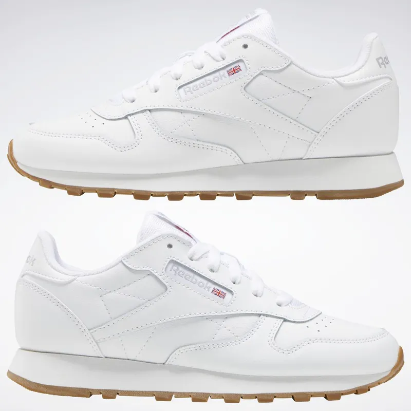 Reebok Classic Leather Schoenen Cloud White / Cloud White / Reebok Rubber Gum-02