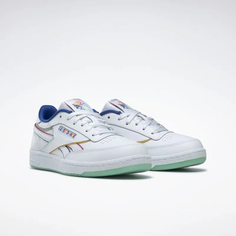 Reebok Club C Revenge Schoenen Cloud White / Silver Metallic / Vector Blue