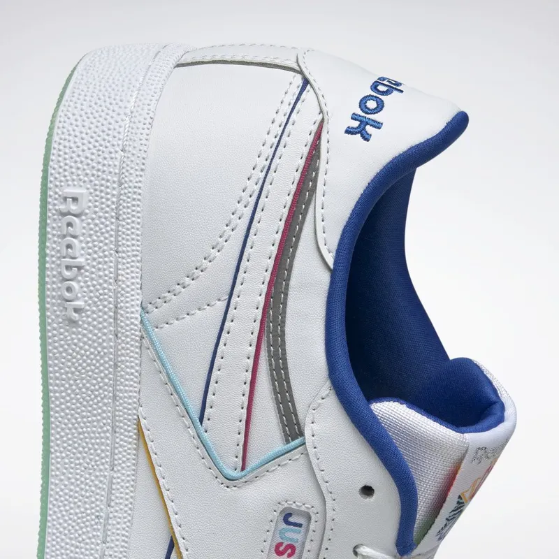 Reebok Club C Revenge Schoenen Cloud White / Silver Metallic / Vector Blue