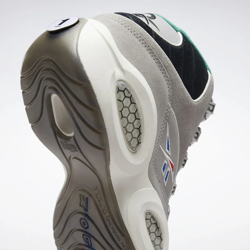 Reebok Question Mid Schoenen Mgh Solid Grey / Vector Blue / Black