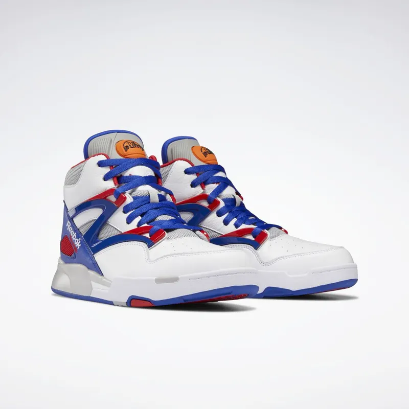 Reebok Pump Omni Zone II Schoenen Cloud White / Bright Cobalt / Vector Red