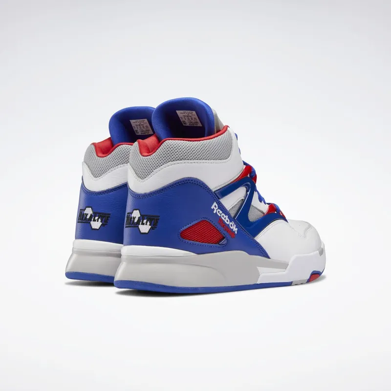 Reebok Pump Omni Zone II Schoenen Cloud White / Bright Cobalt / Vector Red