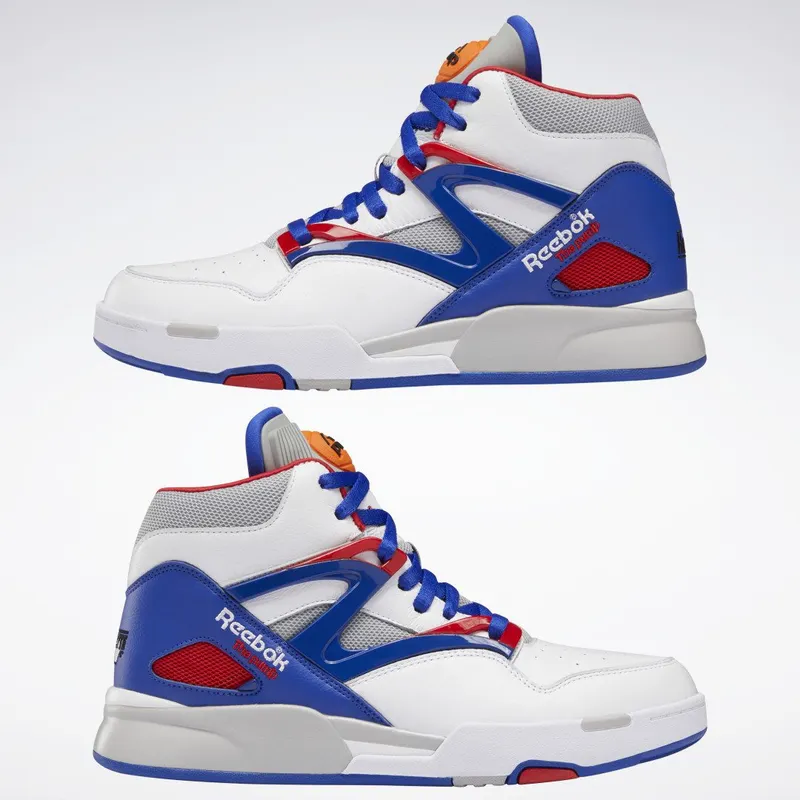 Reebok Pump Omni Zone II Schoenen Cloud White / Bright Cobalt / Vector Red