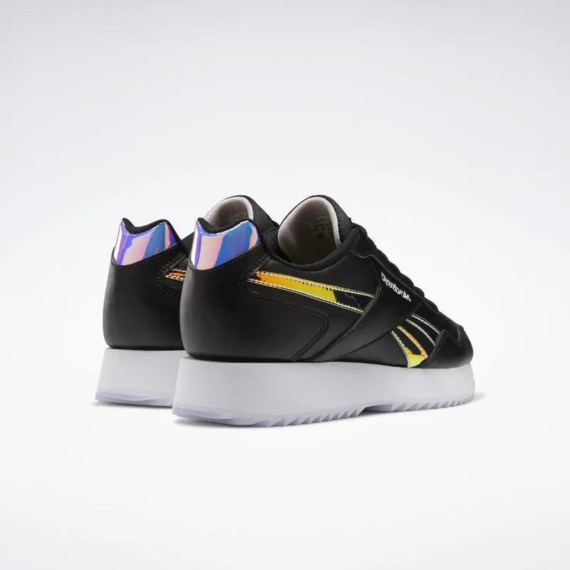 Reebok Royal Glide Ripple Double Schoenen Black / Cloud White / Frost Berry