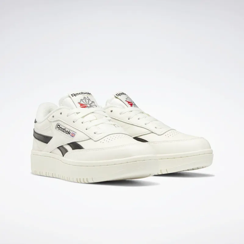 Reebok Club C Double Schoenen Chalk / Core Black / Chalk