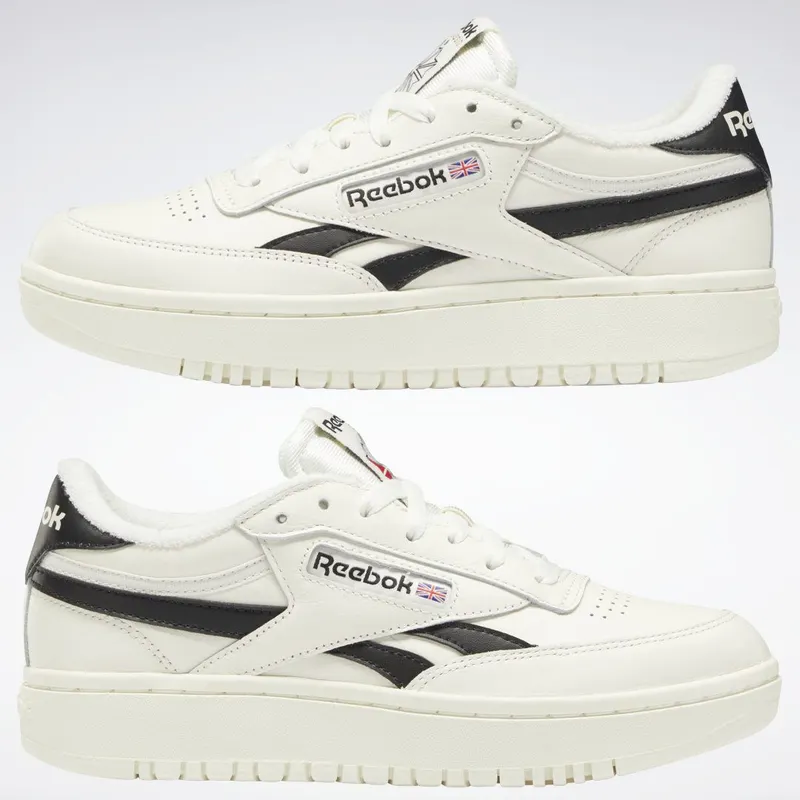 Reebok Club C Double Schoenen Chalk / Core Black / Chalk