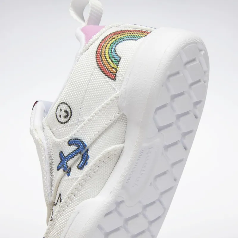 Reebok Peppa Pig Club C Slip-On IV Schoenen Cloud White / Core Black / Cloud White