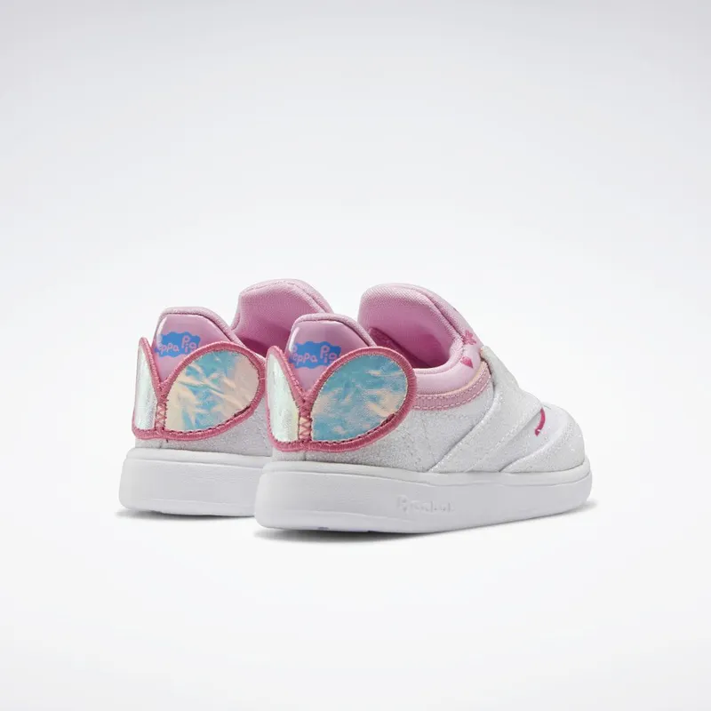 Reebok Peppa Pig Club C Slip-On IV Schoenen Icono Pink / White / Cool Aloe