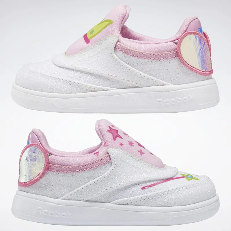 Reebok Peppa Pig Club C Slip-On IV Schoenen Icono Pink / White / Cool Aloe