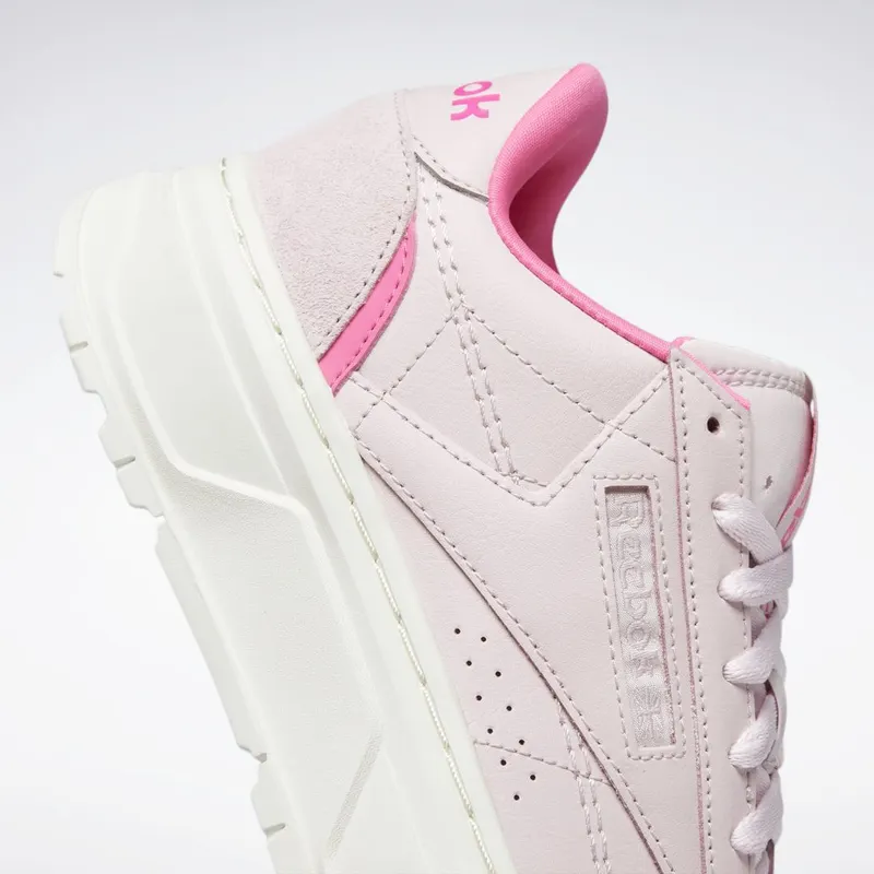 Reebok Club C Double Geo Schoenen Frost Berry / Chalk / Atomic Pink