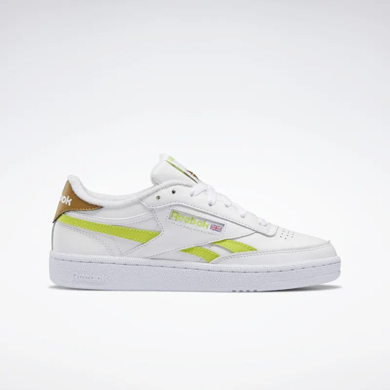 Reebok Club C Revenge Schoenen Cloud White / Acid Yellow / Sepia