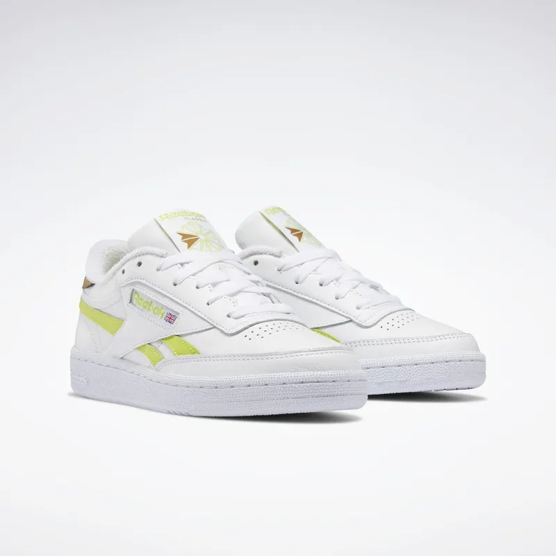 Reebok Club C Revenge Schoenen Cloud White / Acid Yellow / Sepia