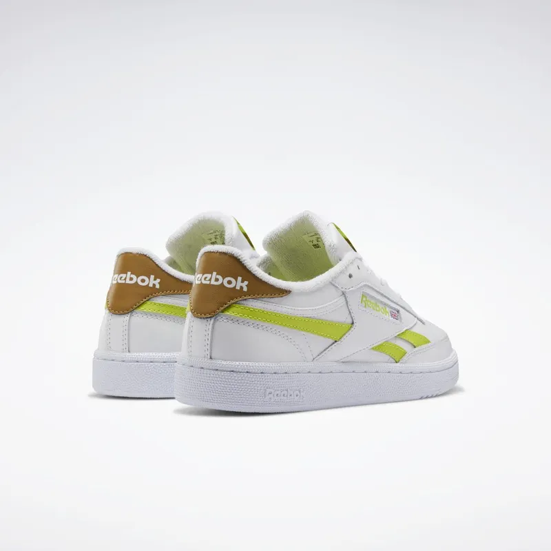 Reebok Club C Revenge Schoenen Cloud White / Acid Yellow / Sepia
