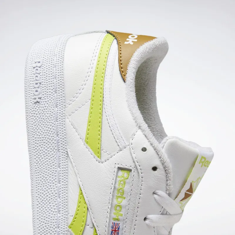 Reebok Club C Revenge Schoenen Cloud White / Acid Yellow / Sepia