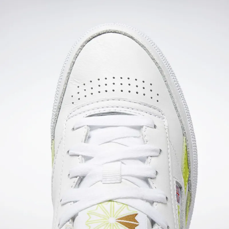 Reebok Club C Revenge Schoenen Cloud White / Acid Yellow / Sepia