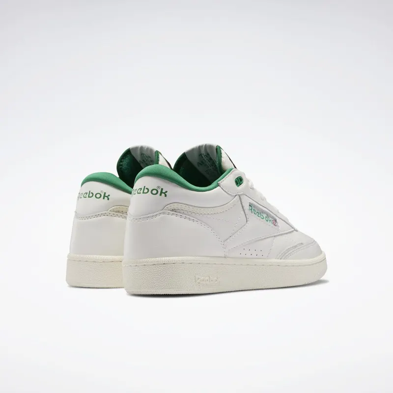 Reebok Club C Mid II Vintage Schoenen Chalk / Glen Green / Classic White