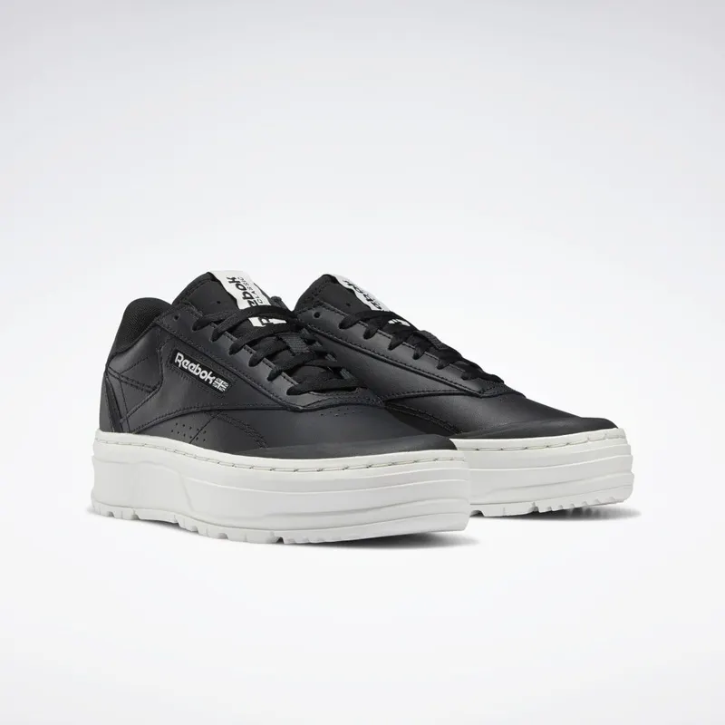 Reebok Club C Double GEO Schoenen Core Black / Core Black / Chalk