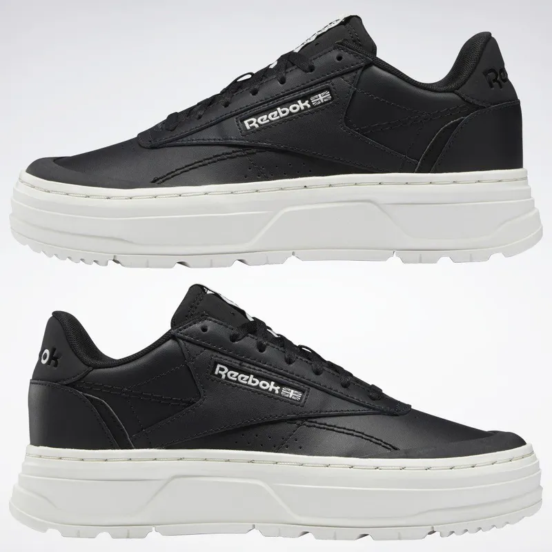 Reebok Club C Double GEO Schoenen Core Black / Core Black / Chalk