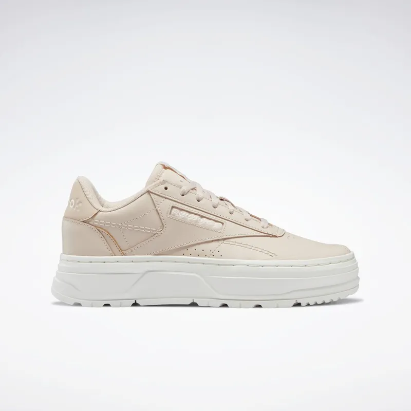 Reebok Club C Double GEO Schoenen Soft Ecru / Soft Ecru / Chalk