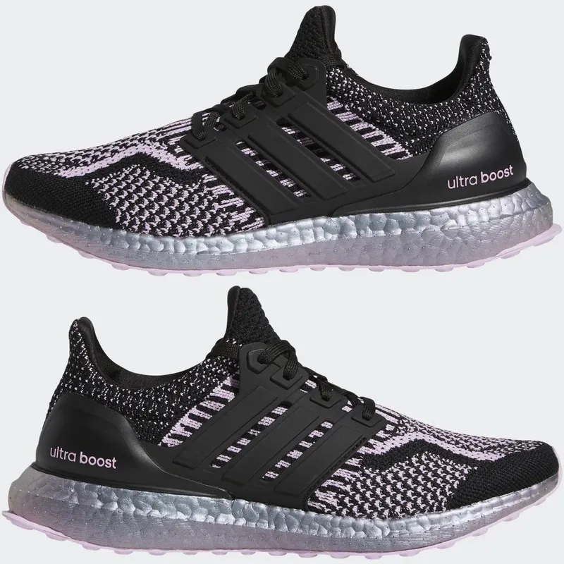 adidas Ultraboost 5.0 DNA Running Sportswear Lifestyle Core Black / Almost Pink / Bliss Lilac (HP2477)