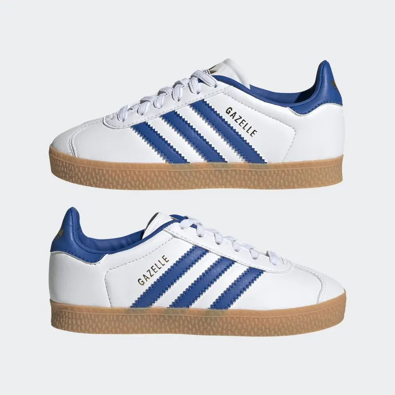 adidas Gazelle Cloud White / Blue / Gum (HP5379)